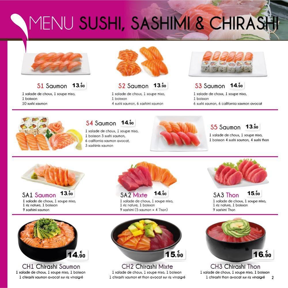 Au Sushi & wok - Menu Image 1