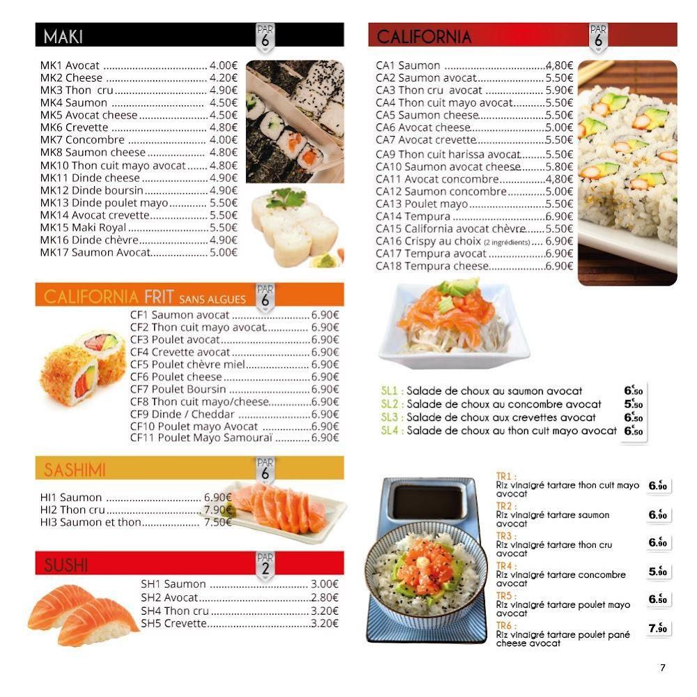 Au Sushi & wok - Menu Image 2